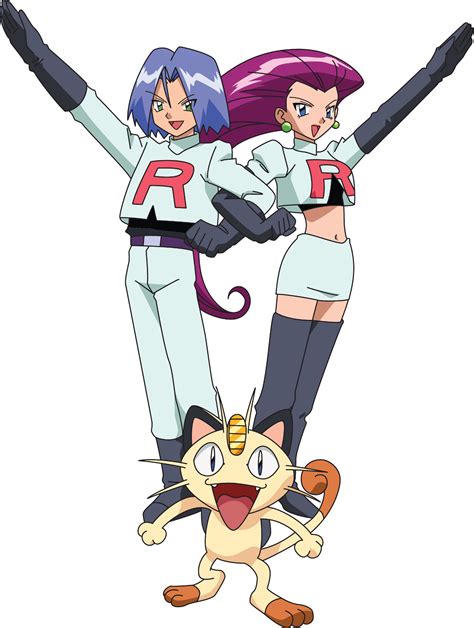 Team Rocket (Jessie, James, Meowth) debujo